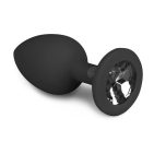 Easytoys Diamond Plug Klein Zwart 1 Stuk