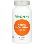 Vitortho Acetyl-L-Carnitine 500 mg 60 Vegicaps