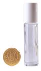 helios holland Rollerflesje helder glas 10ml incl witte dop 5st