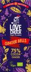 Lovechock Ginger bells 75% bio 70g