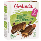 Gerlinea Pauze Reep Chocolade Hazelnoot 8 Stuks