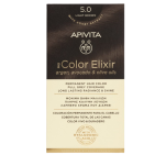 Apivita Hair Color Kit 5.0 Licht Bruin 1 stuk