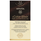 Apivita Hair Color Kit 5.4 Licht Bruin Koper 1 stuk