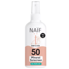 Naif Minerale Zonnebrandspray Baby & Kids Parfumvrij SPF 50 100 ml