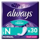 Always Dailies Inlegkruisjes Fresh & Protect Normal 30 stuks