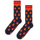 Happy Socks Flames Sock 41-46 1 paar