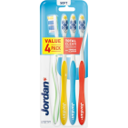 Jordan Tandenborstel Total Clean Soft 4 stuks