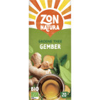 Zonnatura Groene Thee Gember 34 gram