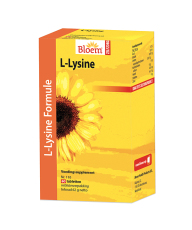 Bloem L-Lysine extra lipblaasjes 60tab