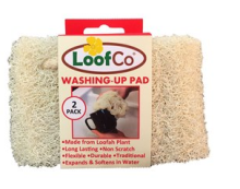 loofco Afwasspons Van Luffa 2st
