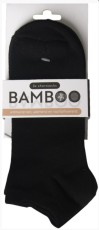 Bamboo Organic Airco Shortsokken Zwart Maat 43-47 3 paar
