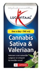 Lucovitaal Cannabis Sativa & Valeriaan 30 capsules