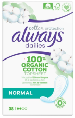 Always Dailies Cotton Protection Inlegkruisjes 38st