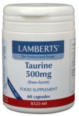 Lamberts Taurine 500 mg 60 vegetarische capsules