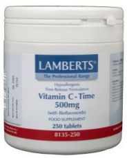 Lamberts Vitamine C 500 time released & bioflavonoiden 250 tabletten