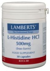 Lamberts L-Histidine 500 mg 30 capsules