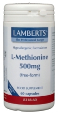 Lamberts L-Methionine 500 mg 60 vegetarische capsules