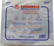Burnshield Hydrogel kompres 20 x 20 cm 1st