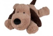 Warmies Hond Magnetronknuffel Donkerbruin 1st