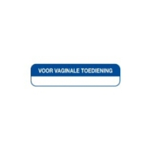 Blockland Strooketiket voor vaginale toediening 44X11mm 750 1
