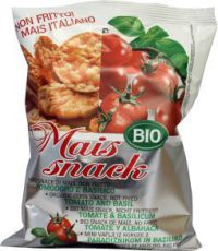 Bio Alimenti Mais snack tomaat & basilicum 50g