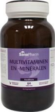 Sanopharm Multivitaminen/mineralen Euro 90tab