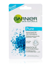 Garnier Skin naturals face pure mask sachets 2x6ml