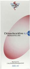 Fagron Chloorhexidine mondspoeling 0.2% 300ml
