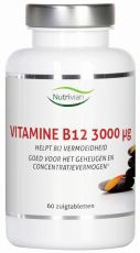 Nutrivian Vitamine B12 methylcobalamine 3000mcg 60ztb