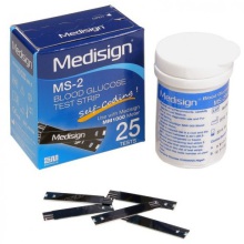 Testjezelf.nu Glucosemeter teststrips MM1000 kat en hond 25 stuks