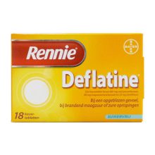 Rennie Deflatine 18 kauwtabletten 