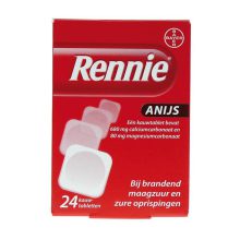 Rennie Anijs 24 kauwtabletten 