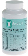 VeraSupplements Voedingssupplementen multi koper vrij 100 capsules