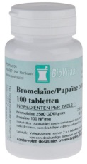 VeraSupplements bromelaine/papaine 100tb