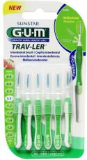 Gum Trav-ler ragers 1.1 mm groen 6 stuks