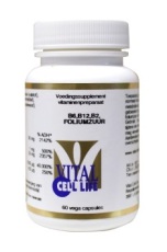 Vital Cell Life Voedingssupplementen Vitamine B6 + B12 Folium 60 capsules