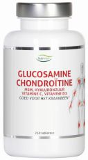 Nutrivian Glucosamine chondroitine MSM hyaluron vit D3/C 250tab