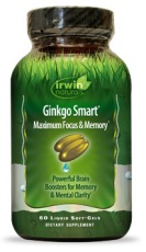 Irwin Naturals Ginkgo smart 60sft