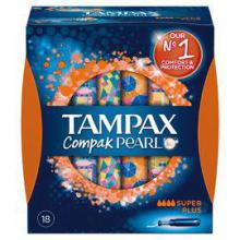 Tampax Pearl Compak Super Plus 18st