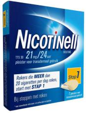 Nicotinell Nicotinepleister TTS30 21 mg 7 stuks