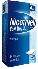 Nicotinell Nicotine Kauwgom Cool Mint 4mg 48 stuks