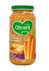 Olvarit 15M07 Wortel Kalfsvlees Aardappel 250g