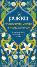 Pukka Thee Chamomile Vanille & Manuka Honing 20 zakjes