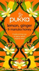 Pukka Thee Lemon Ginger & Manuka Honey 20 zakjes