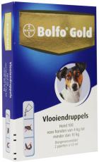 Bolfo Druppels honden 4 - 10 kg 2x1ml