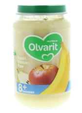 Olvarit 8m57 Appel banaan peer 200g