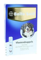 Bolfo Druppels hond >25 kg 400 2x4ml