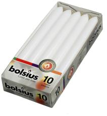 Bolsius Dinerkaars 230/20 wit 10st