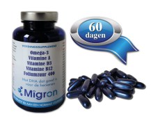 migron Omega3 Vitamine AB12 Foliumzuur 60st