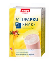Milupa Pku2 shake aardbei vanille 10sach